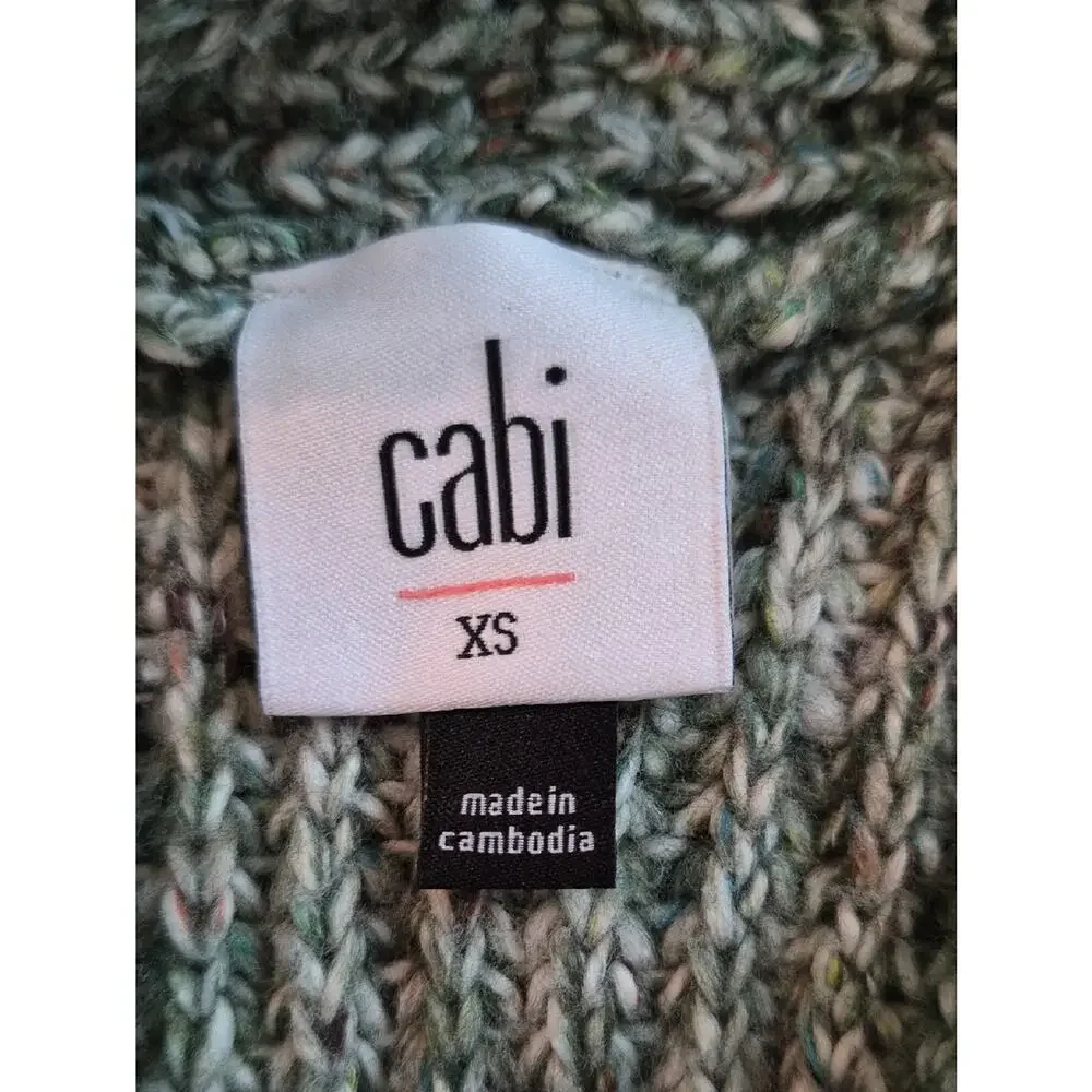 Cabi Open‎ Front Cardigan Green Size XS